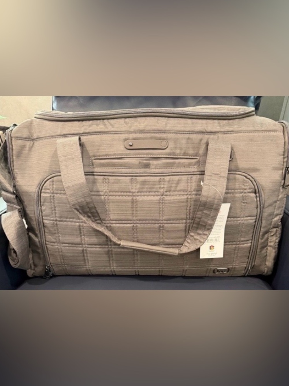 Lug Trolley Duffel Bag-Gunmetal Grey - NWT